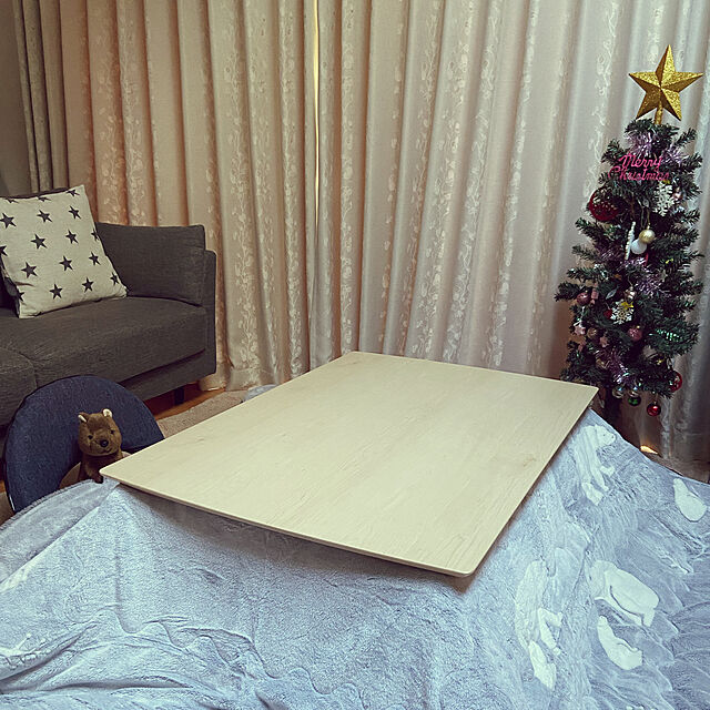 mofumofuのニトリ-リビングこたつ(アーチG 105 NA/WH) の家具・インテリア写真