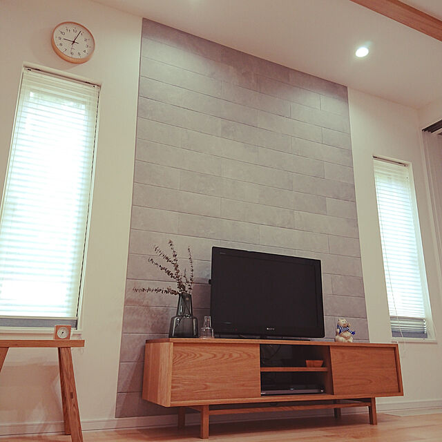 harukamaharukasuの加藤木工-KATOMOKU plywood wall clock 4 スイープ（連続秒針） km-44N φ252mm (クォーツ時計)の家具・インテリア写真