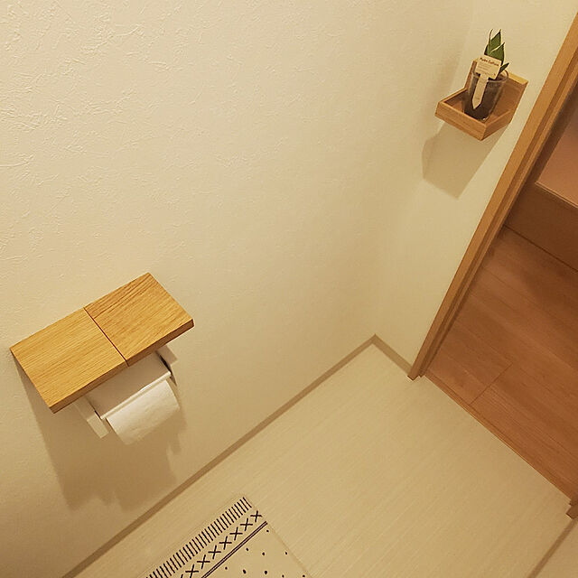 go-chanの無印良品-【無印良品 公式】壁に付けられる家具棚 オーク材突板　11cmの家具・インテリア写真