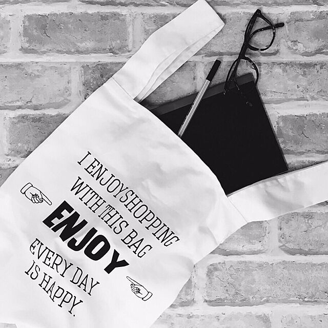 PANの-【70％OFF SALE!!】ECO BAG ENJOYエコバッグ　エンジョイかわいい おしゃれ バッグ サブバッグ ギフト プレゼント ママバッグ レジカゴバッグ トートバッグ型 お買い物バッグの家具・インテリア写真