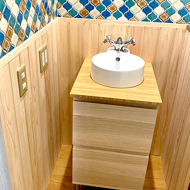 Nene-Rのイケア-IKEA イケア GUTVIKEN カウンタートップ用洗面ボウル ホワイト 白 F70354960の家具・インテリア写真
