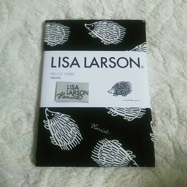 fumikoの-リサ・ラーソン生地　カットクロス　はりねずみ【リサラーソン】【Lisa Larson】【LISA LARSON】【はりねずみ】の家具・インテリア写真