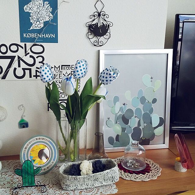 moddocchiの-HOLMEGAARD ホルムガード　Crosses Vase クロスベース Mサイズ花瓶 花器 水差し ガラス 北欧の家具・インテリア写真