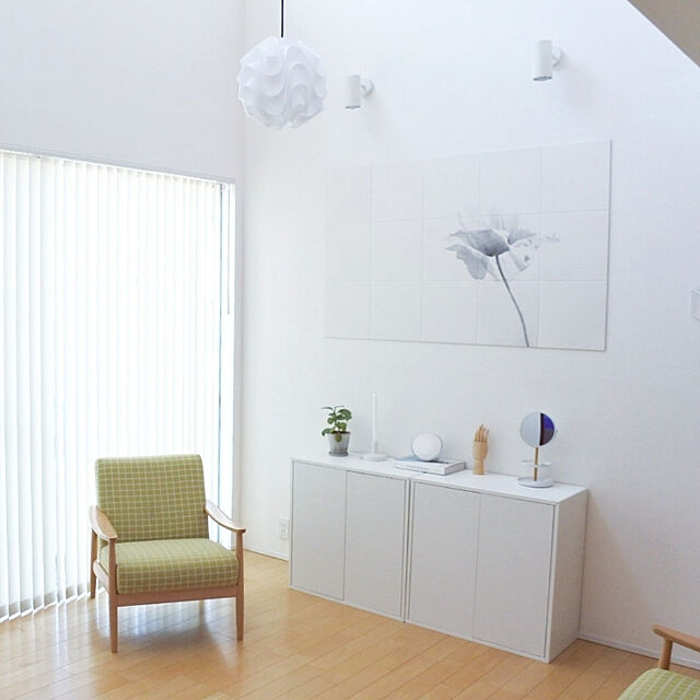sa-のイケア-[IKEA/イケア/通販]EKET エーケト キャビネット 扉2/棚板1付き, ホワイト[D](d)(80333953)の家具・インテリア写真