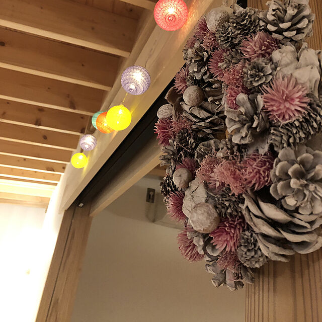 Yujiのニトリ-リースハンガー ワイヤブラック の家具・インテリア写真