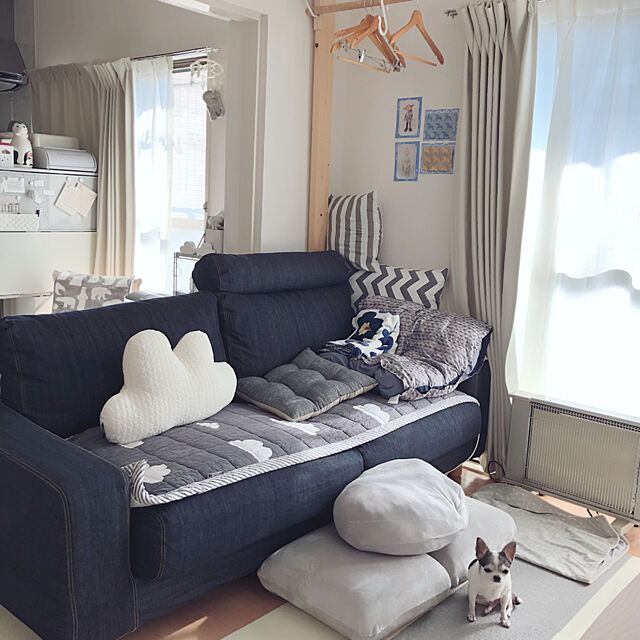 Emiのニトリ-ホワホワクッション(TBL) の家具・インテリア写真