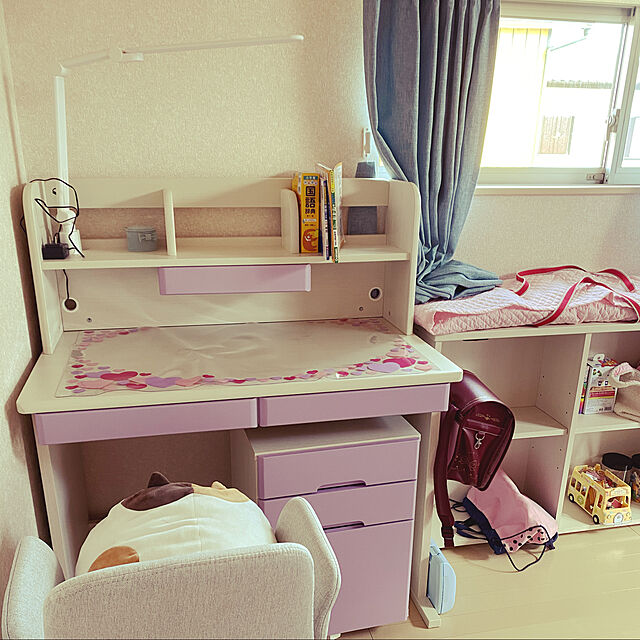 kamoのニトリ-デスクマット(ハート2) の家具・インテリア写真