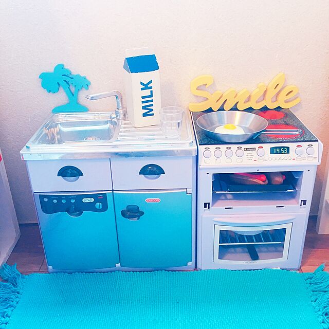 yukariの日本育児-CASDON ちびっこママ シンク&冷蔵庫の家具・インテリア写真