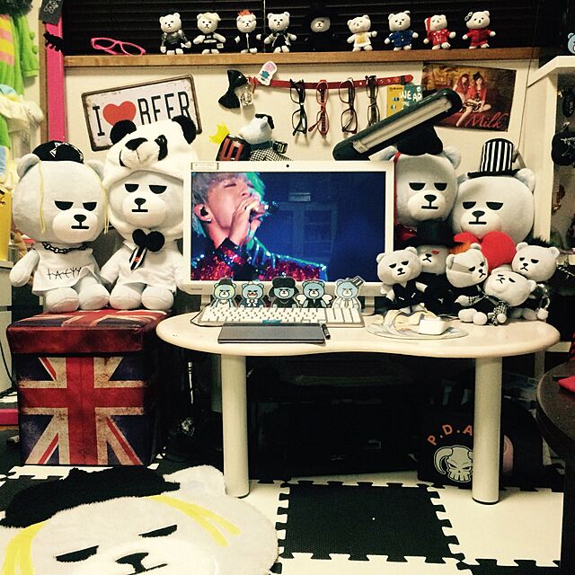 watashiwadareの-KRUNK × BIGBANG 超BIG ぬいぐるみ4 Ｖ．Ｉの家具・インテリア写真