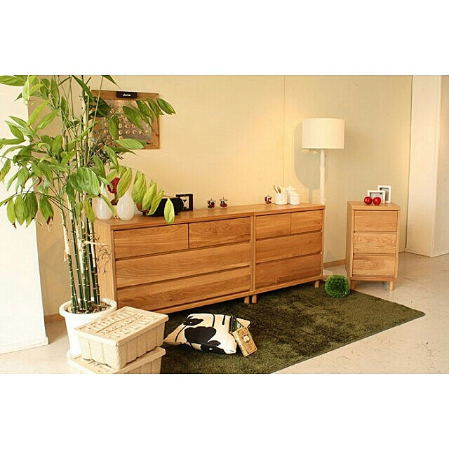 Rumoの-チェスト 木製 おしゃれ 北欧 完成品 110cm  国産 日本製 無垢の家具・インテリア写真