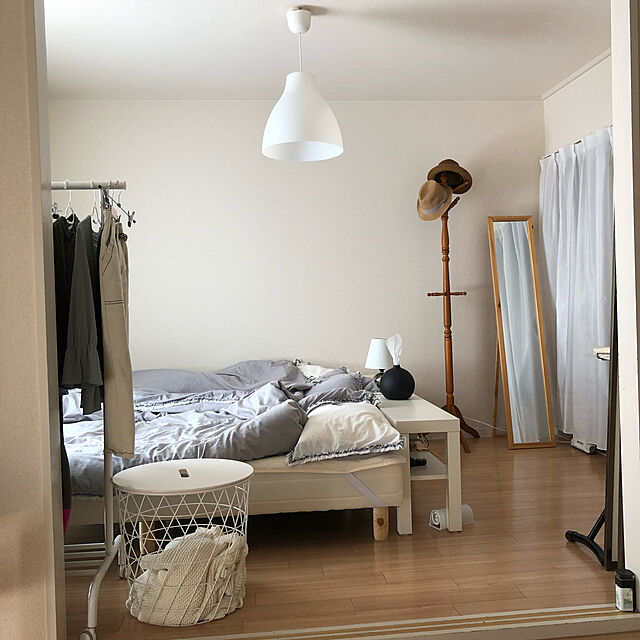 Ayakaのイケア-IKEA イケア ペンダントランプ 直径28cm ペンダントライト MELODI ホワイト 通販 400.768.23の家具・インテリア写真