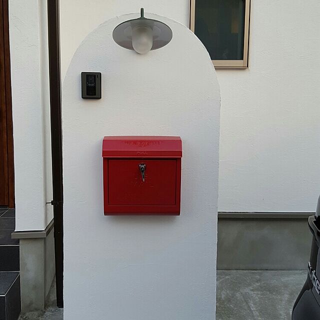Takaoの-送料無料 US メールボックス　ポスト　アメリカン 扉部分にロゴあり 郵便ポスト 壁掛け 鍵付き レバーを回すだけで開閉可能 アメリカン ポスト 郵便受け ポストボックス U.S.Mail Boxの家具・インテリア写真