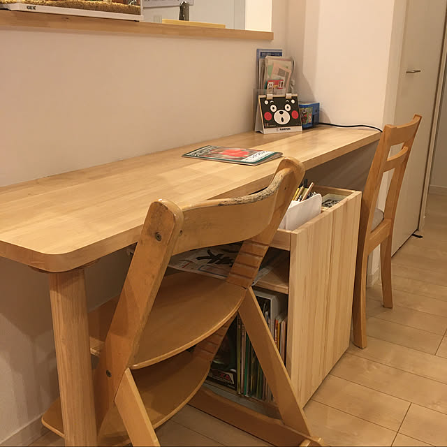 写真付きレビュー】無印良品 パイン材デスクワゴン 幅24奥行55高さ58cm