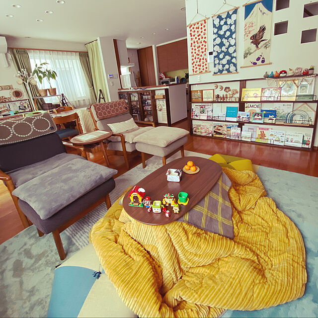 ikの-ブランケット ライン イエロー ＴＡＵＫＯ（タウコ）の家具・インテリア写真