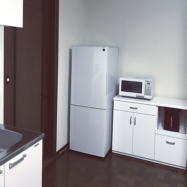 pipiの-（標準設置料込）SJ-PD27D-W シャープ 271L 2ドア冷蔵庫（ホワイト系）【右開き】 SHARP プラズマクラスター冷蔵庫の家具・インテリア写真