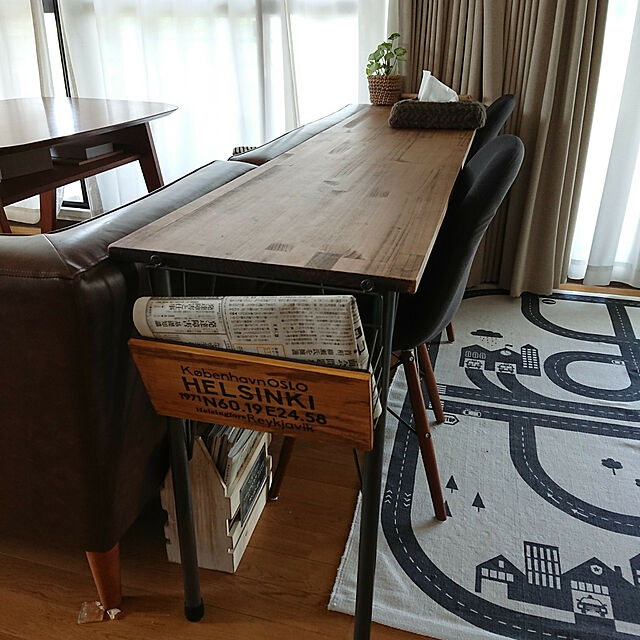 marikoのイケア-【あす楽】IKEA イケア OLOV オーロヴ 脚 1本 伸縮式 ブラック 黒 b90264303 テーブル用部品 脚 おしゃれ シンプル 北欧 かわいい 家具 部品の家具・インテリア写真