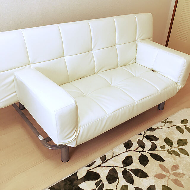 Riokoのニトリ-ソファベッド(Nシールドクリーン マークスAM WH) の家具・インテリア写真