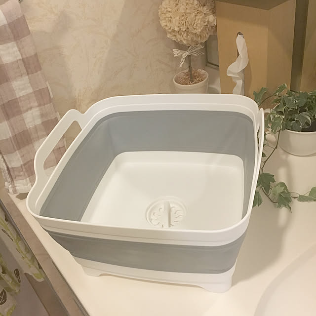 写真付きレビュー】折りたたみ洗い桶 折りたたみバケツ ゆるキャンプ ...
