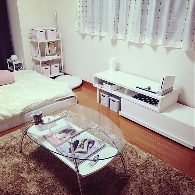 miikoのニトリ-ローボード(クラッセ100 WH) の家具・インテリア写真