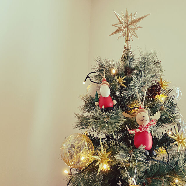 wa-cafeの-クリスマスツリー 北欧 おしゃれ ベツレヘムの星-EX オーナメント 飾り セット LED ヨーロッパトウヒツリーセット150cmの家具・インテリア写真