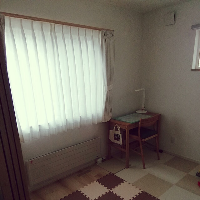 lovelyyuzuのニトリ-デスク (PLABO N LBR） の家具・インテリア写真