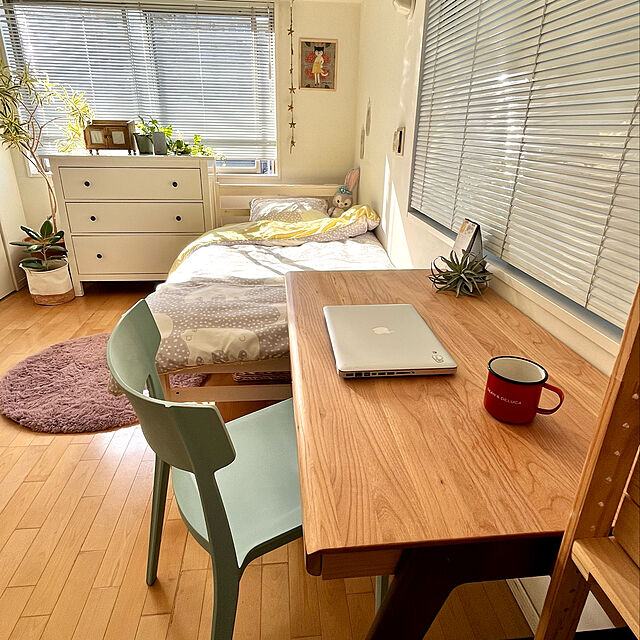 ochoriのKUROSHIO-【完売・入荷予定なし】すのこシングルベッドの家具・インテリア写真