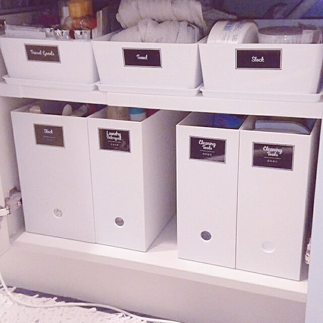 pinorinのイケア-IKEA KUGGIS クッギス 収納ボックス, ふた付き, ホワイト18x26x8 302.802.02【メール便不可】の家具・インテリア写真