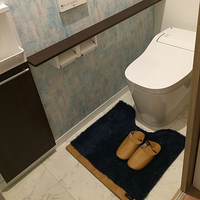 shogo0812のカーム-ワードローブ トイレマット 濃紺デニム 洗濯機可 calmland カームランドの家具・インテリア写真