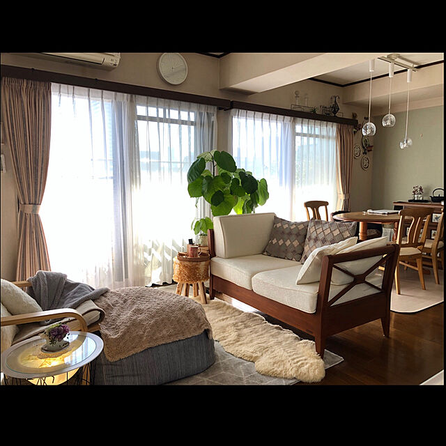 momo_sanの-可愛い アニマル柄 フェイクファー スツール コンパクトサイズ 【バンビー（小鹿）柄 】の家具・インテリア写真