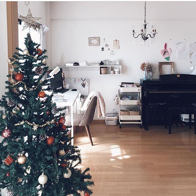piccoの-クリスマスに。コットンパールとホワイトビジューのイヤリング・ネックレスSETの家具・インテリア写真