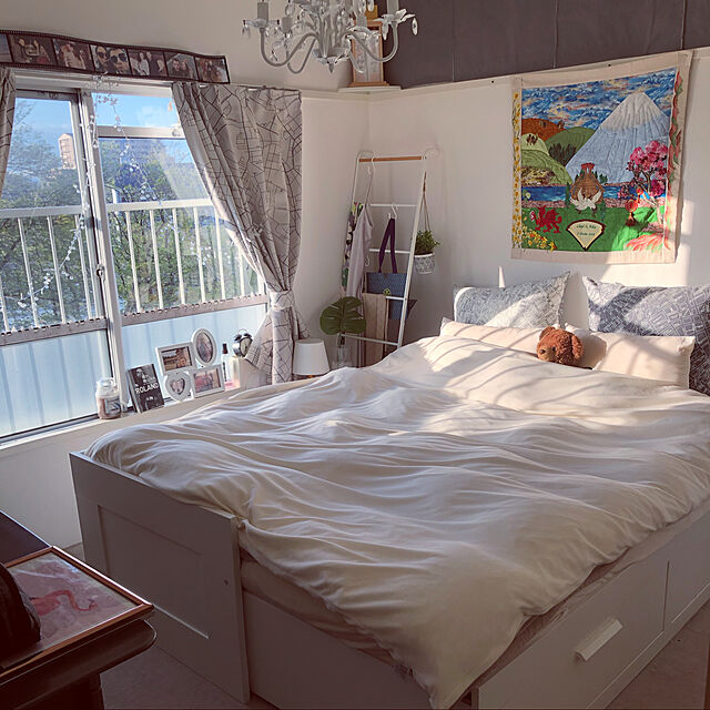 aipar0131のニトリ-遮光2級カーテン(ノルド ホワイト 100X140X2) の家具・インテリア写真