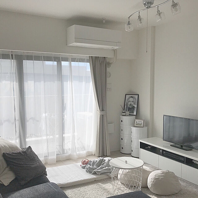 si0916の日昇-Nissho コンポニビリ リプロダクト品 4段 ホワイトの家具・インテリア写真