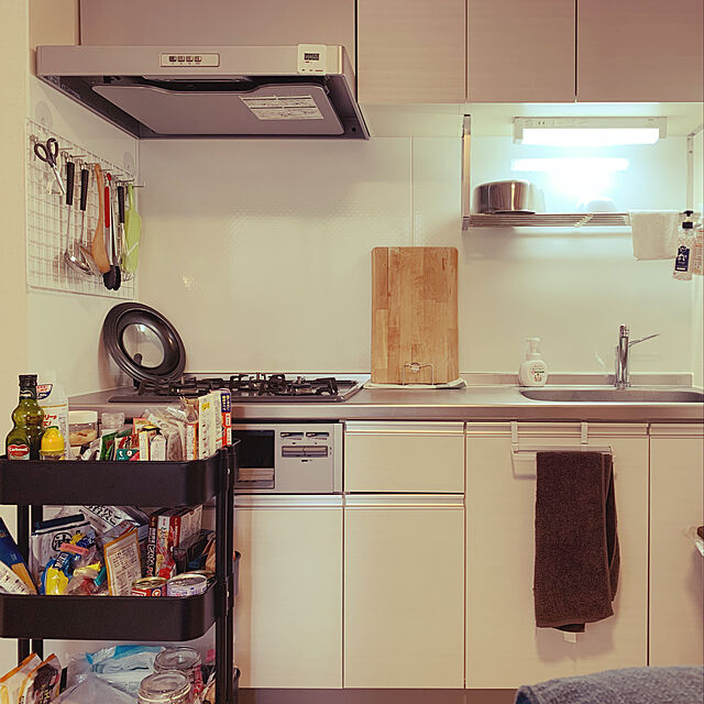 Yukiのイケア-ロースフルト キッチンワゴン 【IKEA （イケア）】 (RASHULT)の家具・インテリア写真