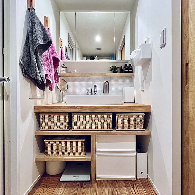 pooのアスベル-アスベル ルクレール ゴミ箱 CVミニ 角型 ホワイト 2Lの家具・インテリア写真