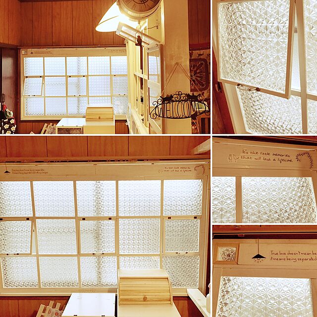 Atsukoの明和グラビア-明和グラビア GLC-4606 窓飾りシート 46cm丈×90cm巻 クリアー 667736の家具・インテリア写真