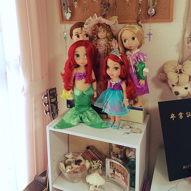 写真付きレビュー マイファーストディズニープリンセス お人形 アクセサリーセット アリエル シンデレラ ジャスミン トドラードール 02p19dec15の通販商品 口コミ情報 Roomclipショッピング