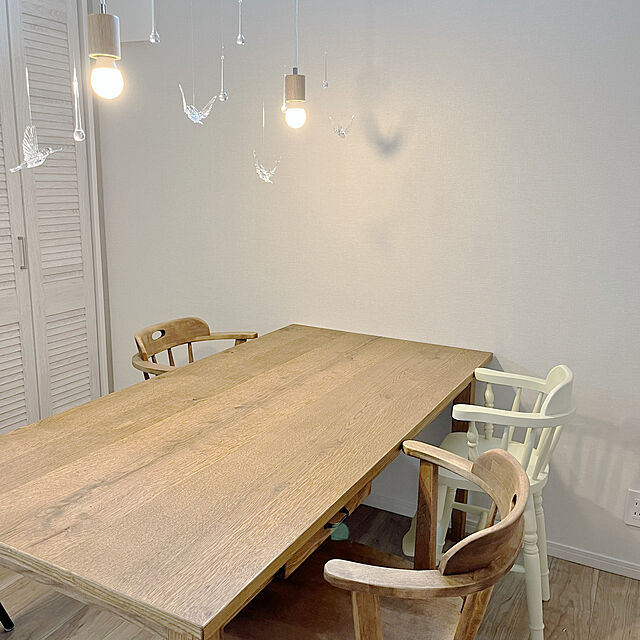 ake_h_mの-noraシリーズ ファッジ ダイニングテーブル 幅160cmの家具・インテリア写真