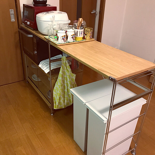 maiの無印良品-ポリプロピレンフタが選べるダストボックス用フタ・縦開き用の家具・インテリア写真