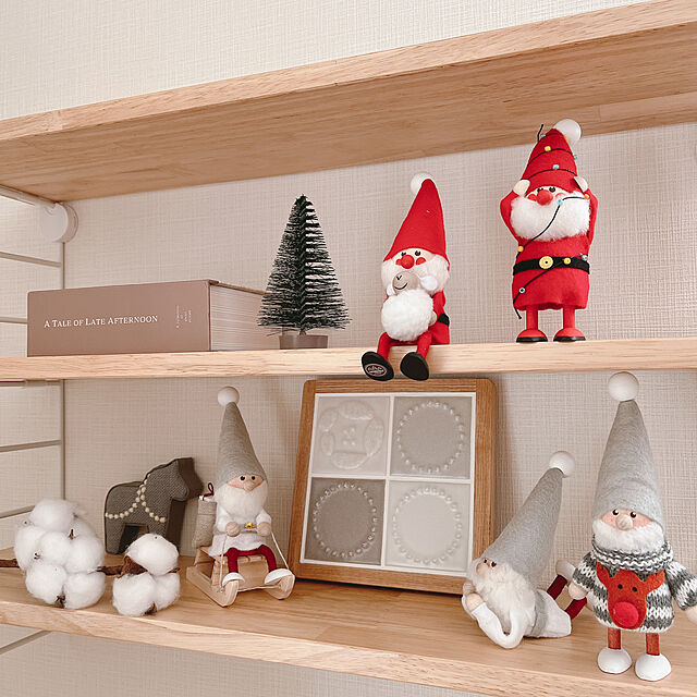 manaの-ノルディカニッセ 寝転がるサンタ サイレントナイトシリーズ NORDIKA nisse クリスマス 雑貨 木製 人形 北欧 NRD120609の家具・インテリア写真