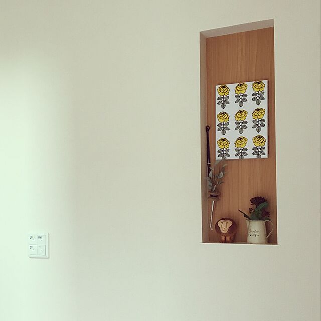 Marikkoの-marimekko マリメッコ ファブリックパネル ファブリックボード Vihkiruusu(YR)2015年春夏限定カラー[ご注文サイズ：W20cm×H30cm] 【北欧 ファブリック】の家具・インテリア写真