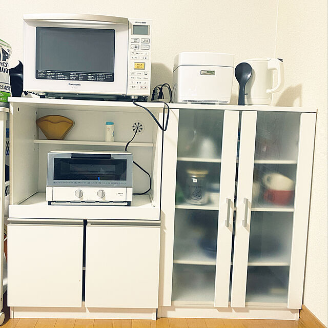 u-chinのニトリ-レンジ台(フォルム RE9060 WH) の家具・インテリア写真