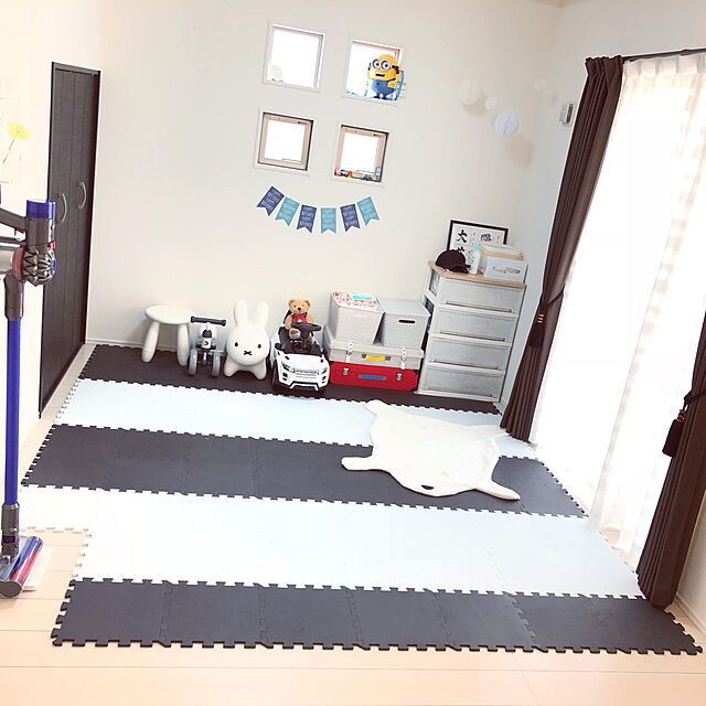 haruka._.homeのIKEA (イケア)-IKEA FLYTTBAR　おもちゃ用トランク　レッド　103.288.32の家具・インテリア写真