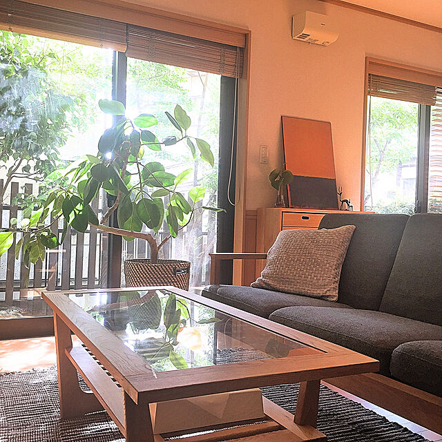 kamiの-ラグマット デニム TIDE B 140×200 ヴィンテージ 西海岸 おしゃれの家具・インテリア写真