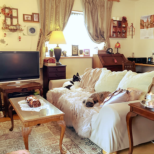 taeのニトリ-フリーカバー 小さめサイズ(シェニール 22AW07 BR) の家具・インテリア写真