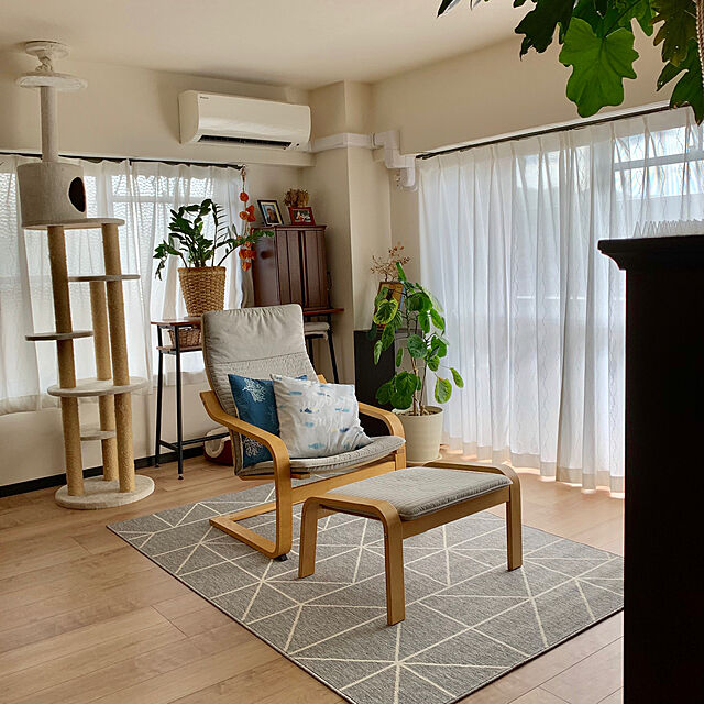73のニトリ-クッションカバー(HBコーラル) の家具・インテリア写真
