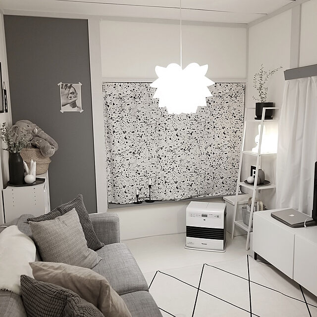 YUKIのイケア-【IKEA -イケア-】LERBERG -レールベリ- シェルフユニット 隙間収納 ホワイト 35x148 cm (001.685.27)の家具・インテリア写真
