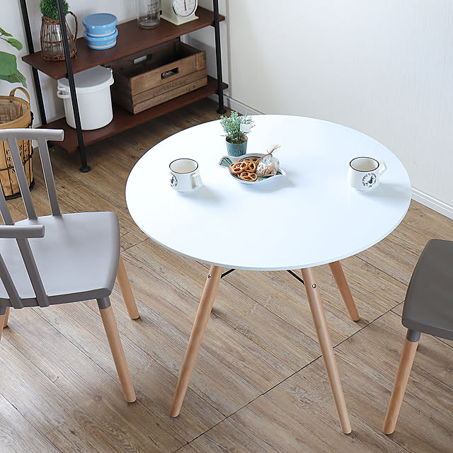 写真付きレビュー】ダイニングテーブル 丸テーブル ラウンドテーブル