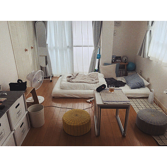 uuuuu_tの無印良品-羽根クッションの家具・インテリア写真