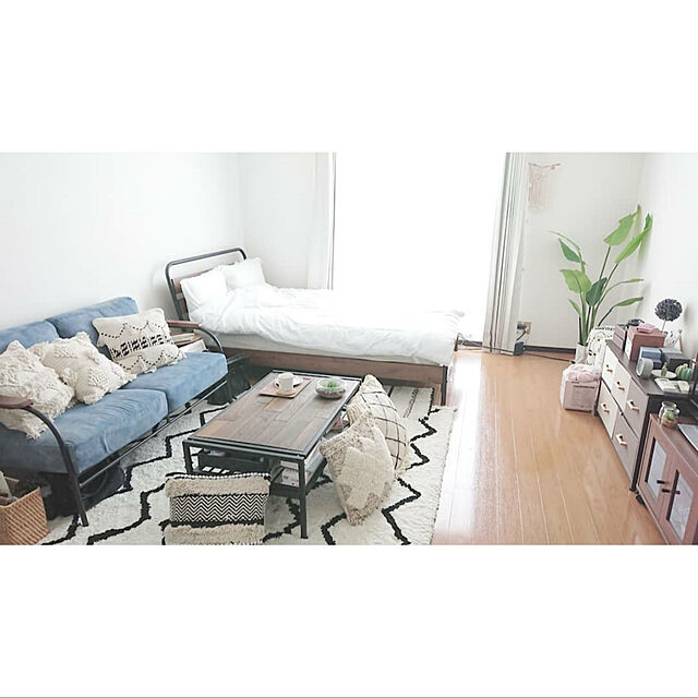 tonyのニトリ-セミダブルベッドフレーム(ダンテ) の家具・インテリア写真