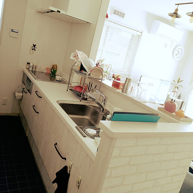 maki_popoのReUdo-3灯シーリングライト レトロモダン ブラックの家具・インテリア写真